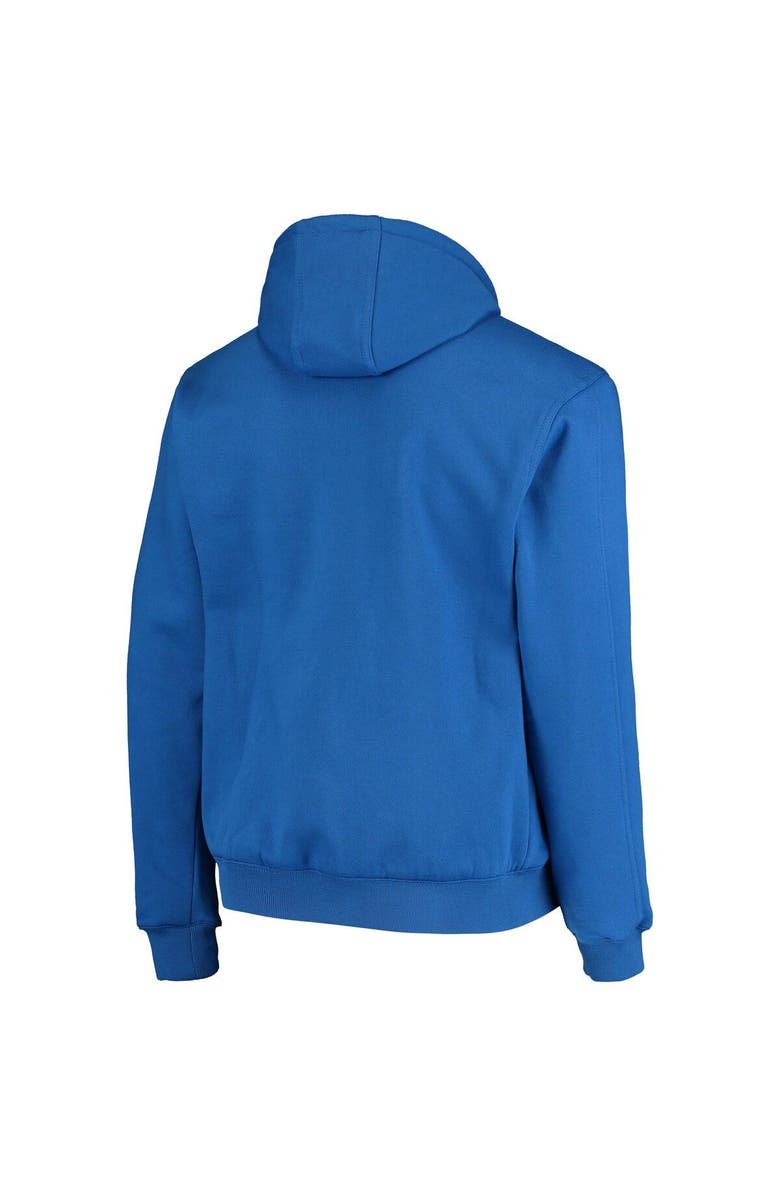 DUNBROOKE Men's Dunbrooke Royal Los Angeles Chargers Craftsman Thermal-Lined Full-Zip Hoodie, Alternate, color, Royal