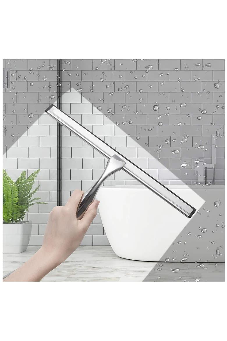 2-Pack Shower Squeegees, Alternate, color, SILVER