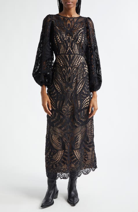 Nordstrom lace midi dress on sale