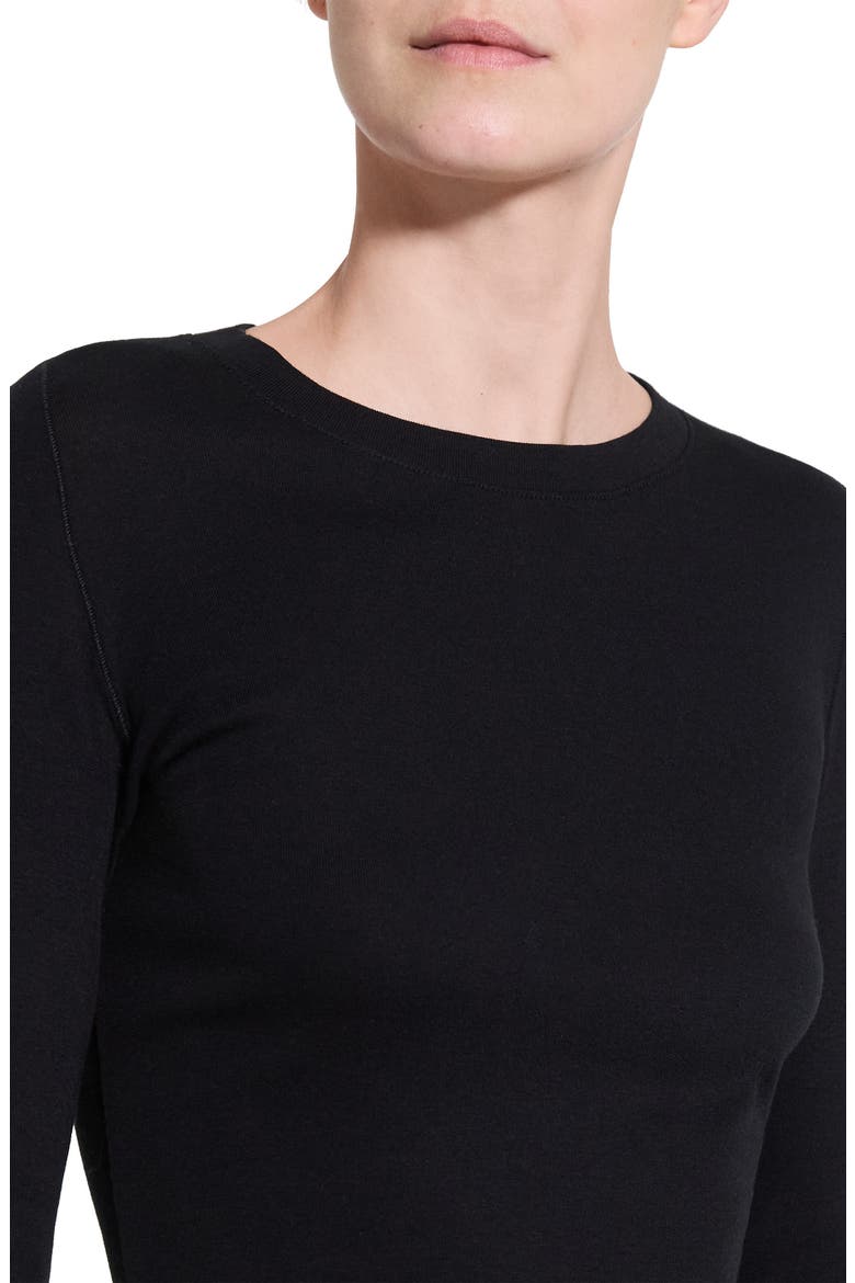 Pima Cotton & Modal Top, Alternate, color, BLACK - 001