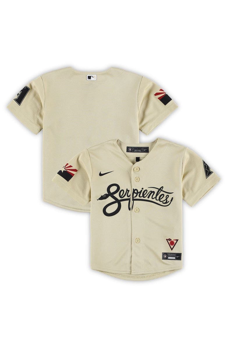 Nike Toddler Nike Gold Arizona Diamondbacks MLB City Connect Replica Team Jersey, Main, color,