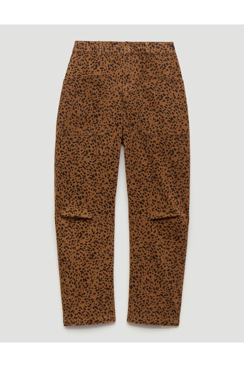 Cordi Barrel Leg Pants, Alternate, color, Spotty Animal Brown