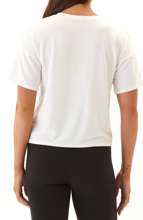 Threads 4 Thought Shana Drop Shoulder Terry Top In White