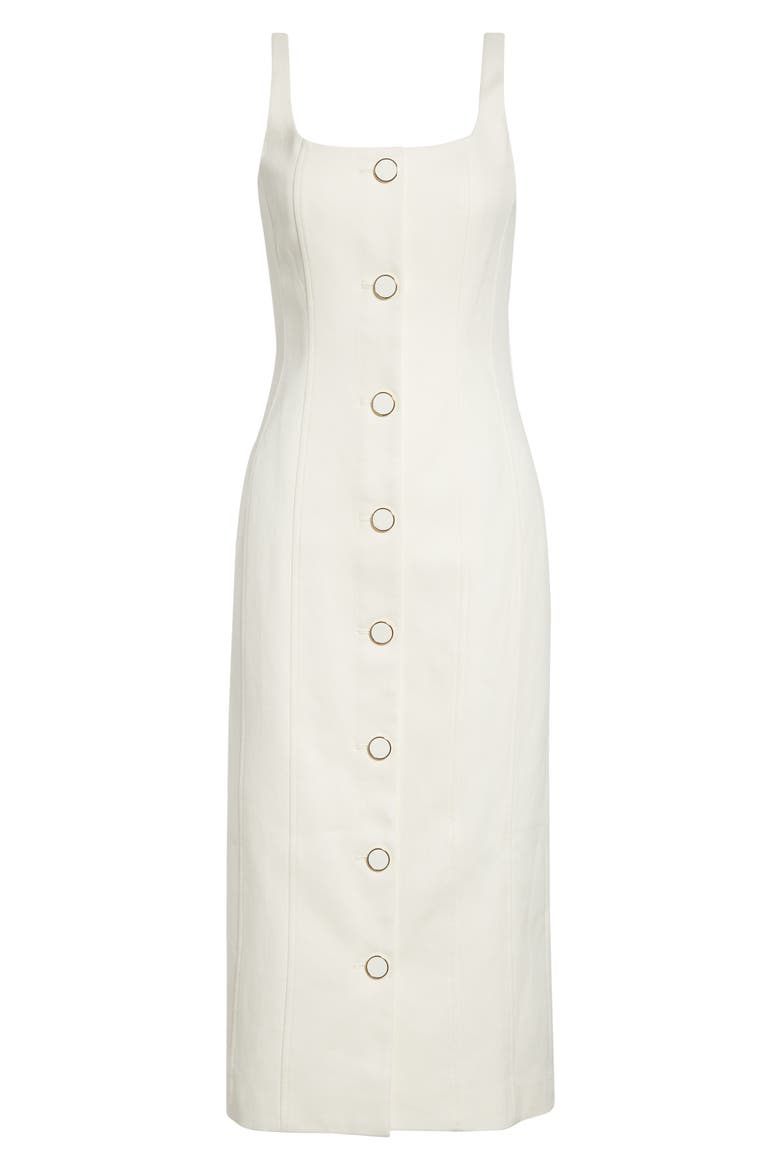 Liana Stretch Cotton Dress, Alternate, color, DOVE