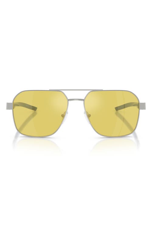Scuderia Ferrari 57mm Square Sunglasses In Yellow
