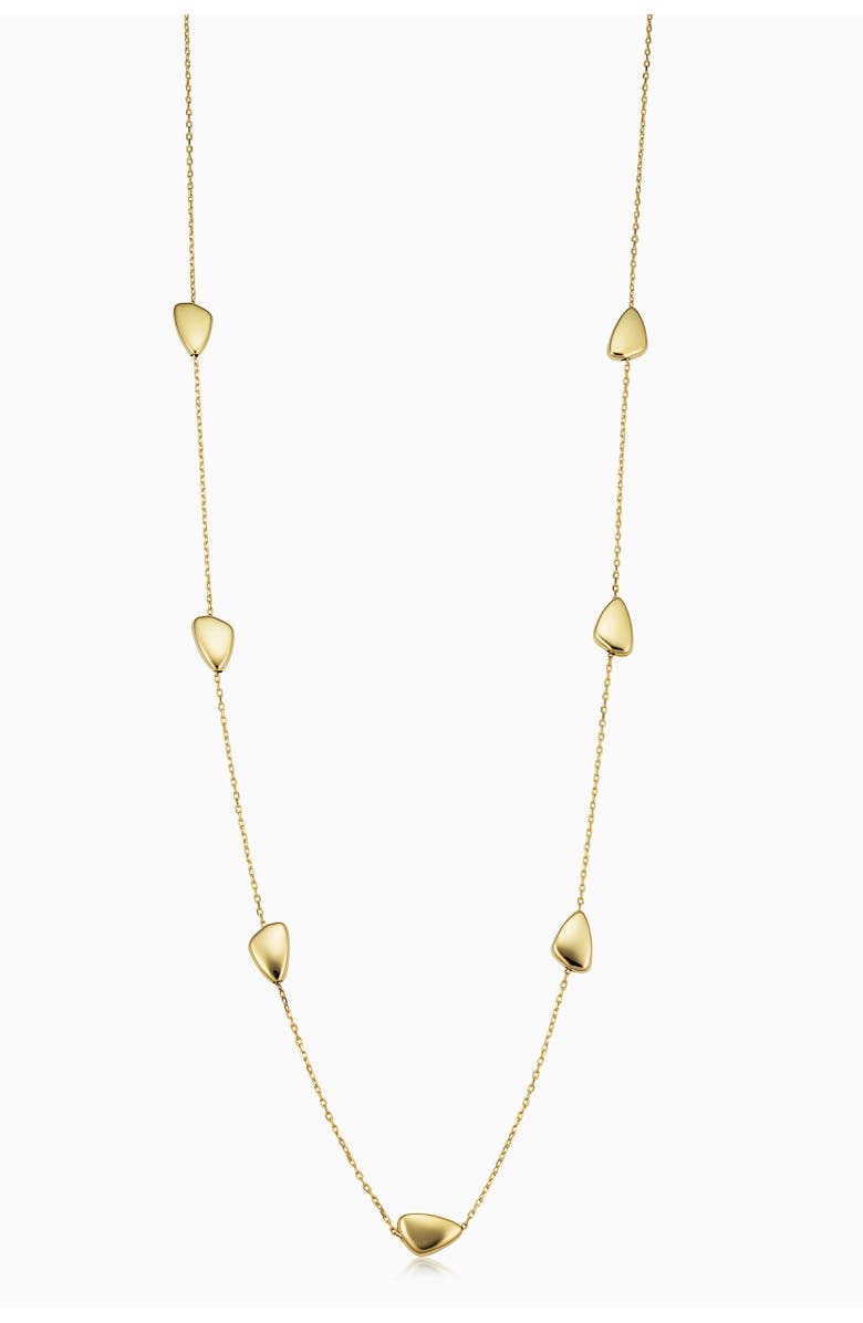 Oradina 14K Yellow Gold Seaside Station Necklace, Main, color, Yellow Gold