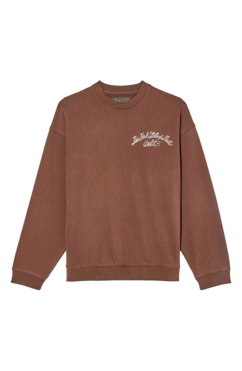 Cult of Individuality Graphic Crewneck, Alternate, color, Chocolate