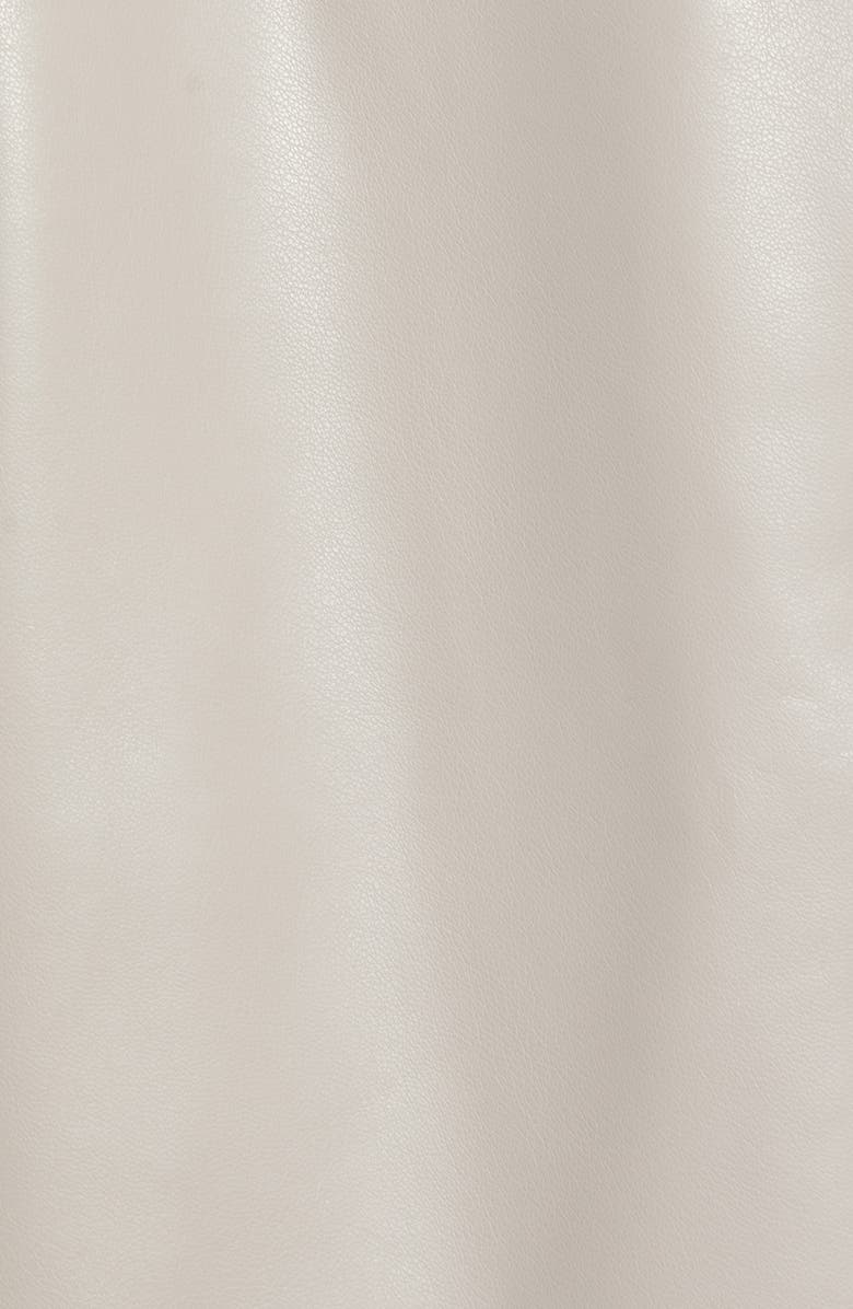 French Connection French Connectioon Asymmetrical Faux Leather Moto Jacket, Alternate, color, 