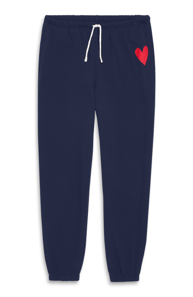 Primary Women's Fit 24/7 Heart Sweatpant, Alternate, color, Navy Lollipop