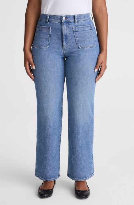 Madewell The Curvy Emmett Wide Leg Jeans