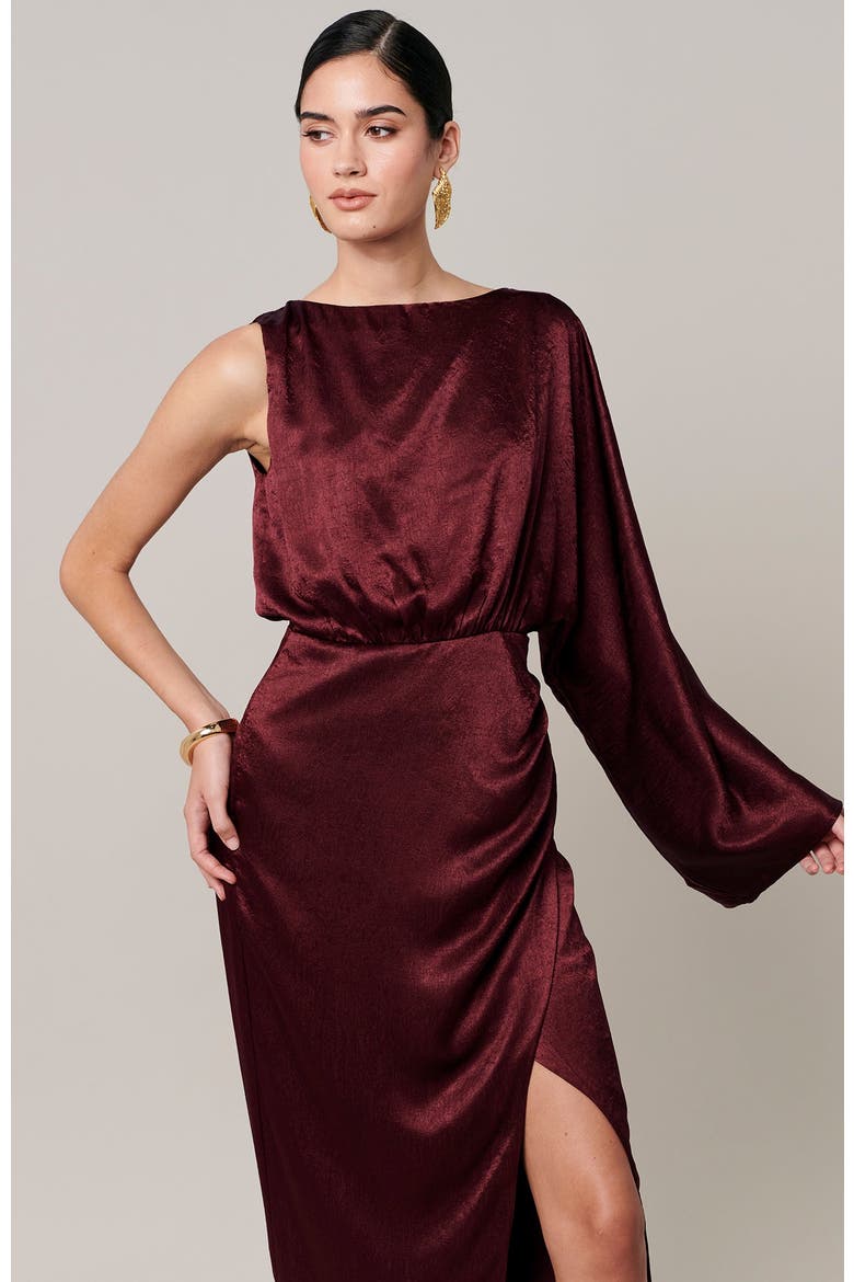 Harlow Maxi Dress, Alternate, color, Burgundy