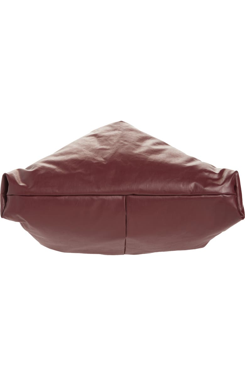 KASSL Anchor Small Oiled Canvas Top Handle Bag, Alternate, color, Oil Bordeaux