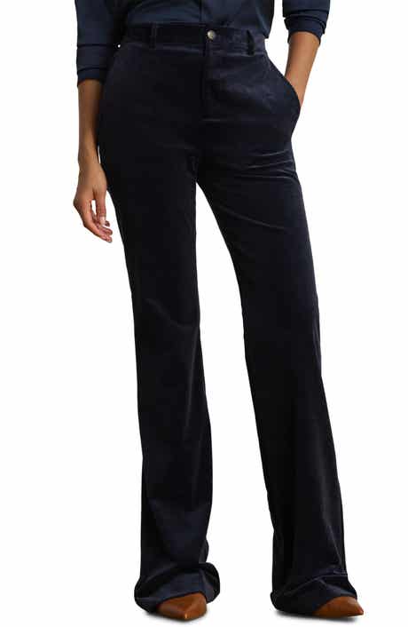 Lauren Ralph Lauren High Waist Flare Corduroy Pants