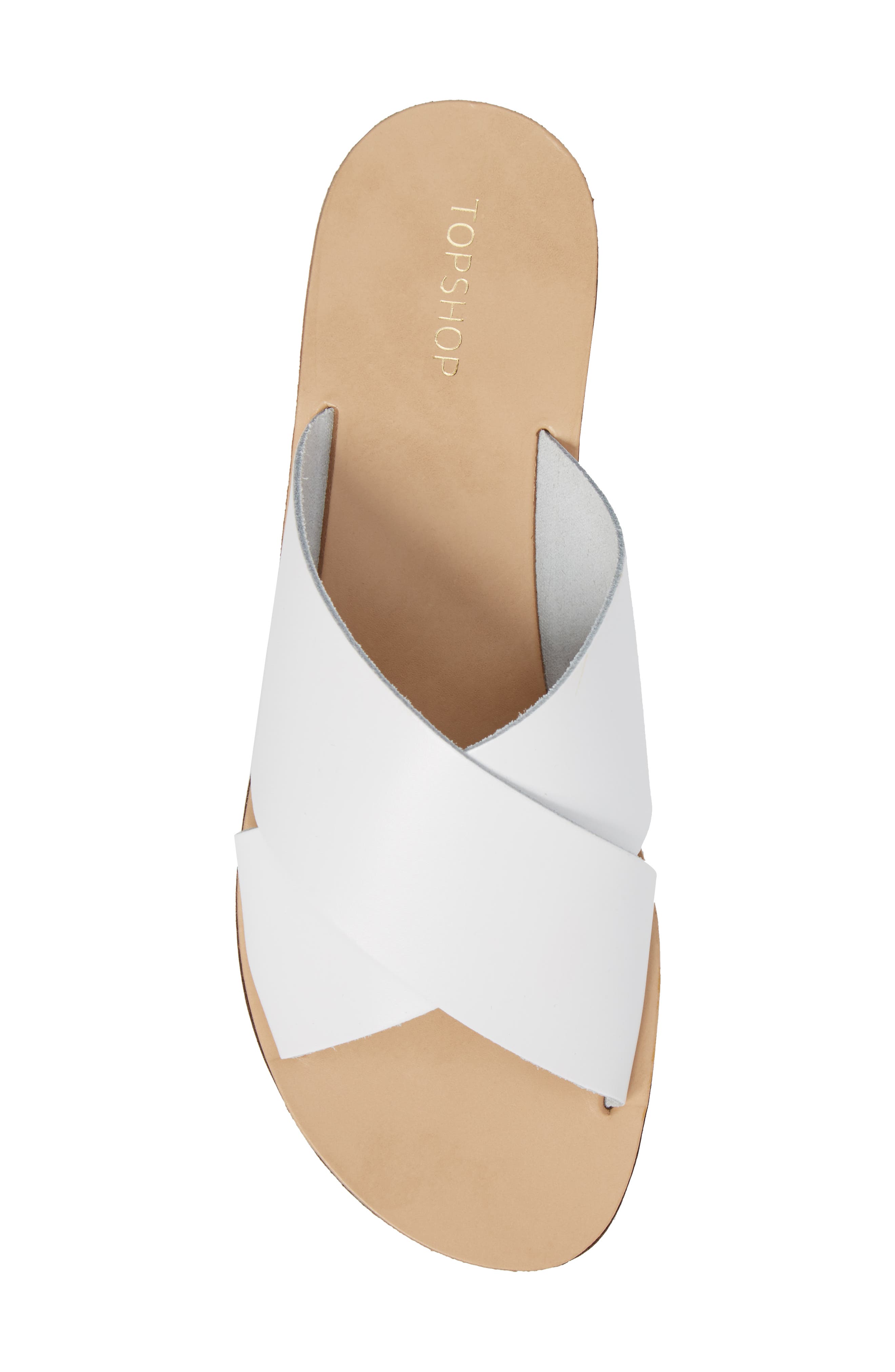 Holiday Cross Strap Sandal, Alternate, color, WHITE
