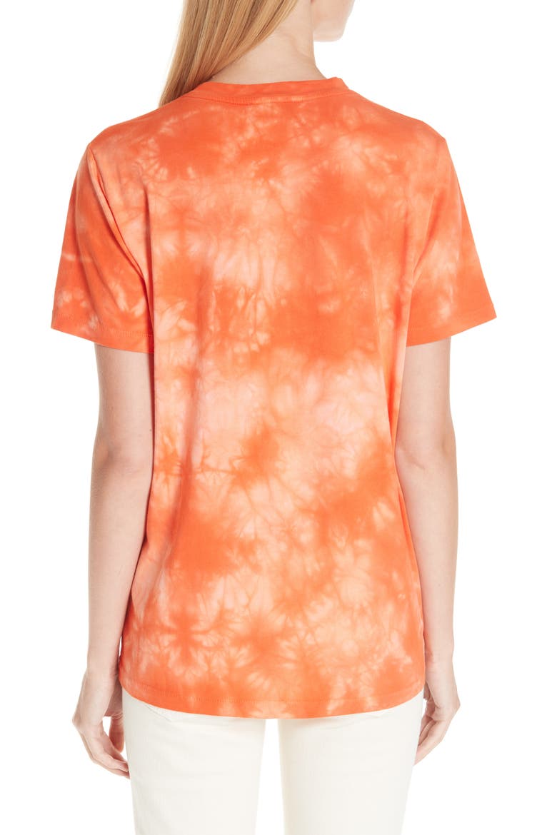 Tie Dye Daisy Tee, Alternate, color, ORANGE TIE DYE
