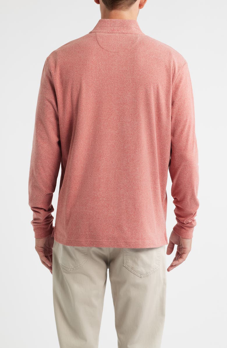 johnnie-O Mikey Quarter Zip Pullover, Alternate, color, Brick