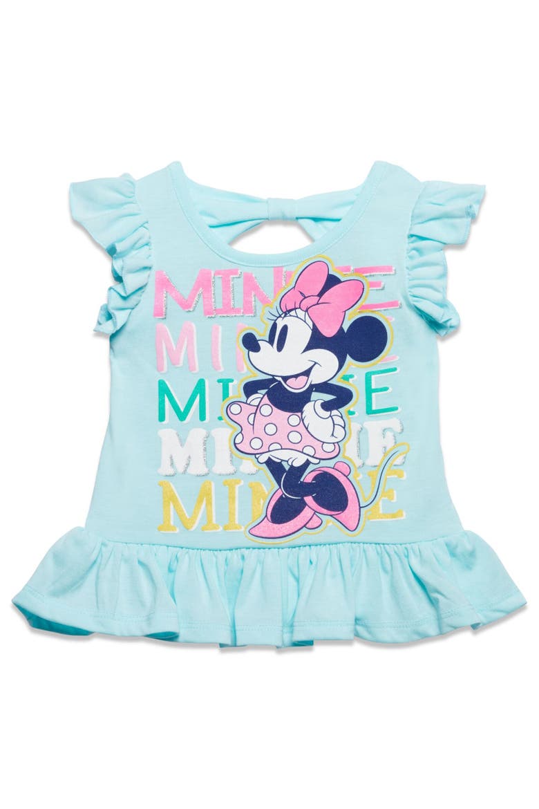 Minnie Mouse Tank Top & French Terry Shorts Set, Alternate, color, Blue