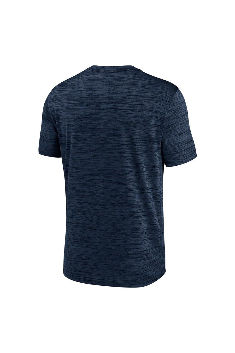 Men's Nike Navy Milwaukee Brewers Wordmark Velocity Performance T-Shirt, Alternate, color, Navy
