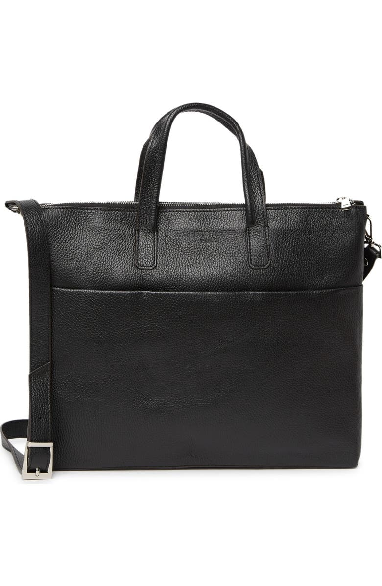 CHRISTIAN LAURIER Jona Pebbled Leather Tote Bag, Alternate, color,