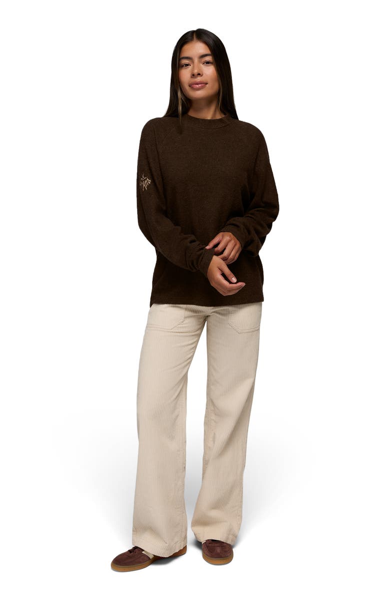 prAna Heritage Snug Bug Sweatshirt, Alternate, color, Dark Roast