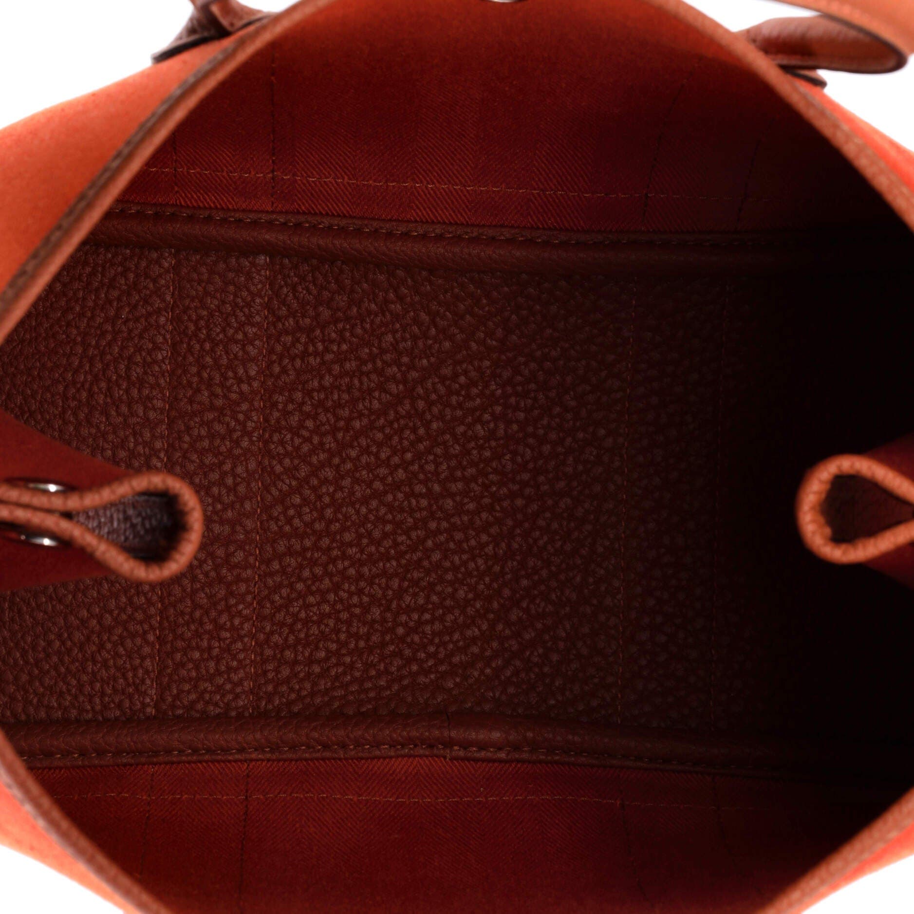 Pre-Owned Hermes Garden Party Tote Toile and Leather 30, Alternate, color, Cuivre