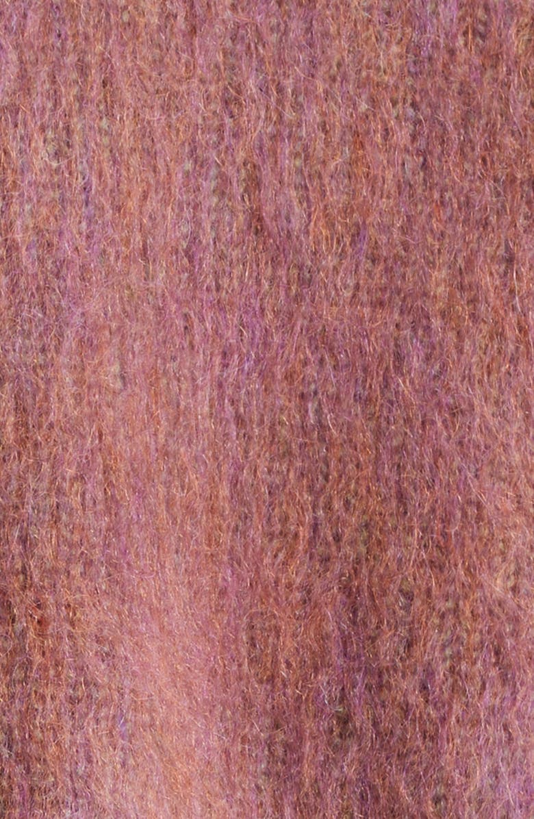 Waste Yarn Project Laerke Brushed Colorblock One of a Kind Crewneck Sweater, Alternate, color, Multi Stripes