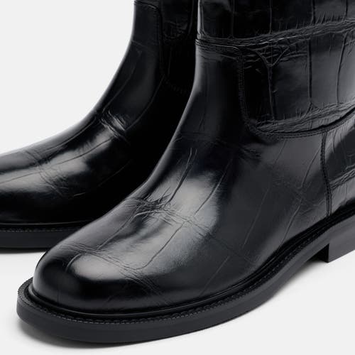 Marc Nolan Blair Mid-calf Riding Boots In Black