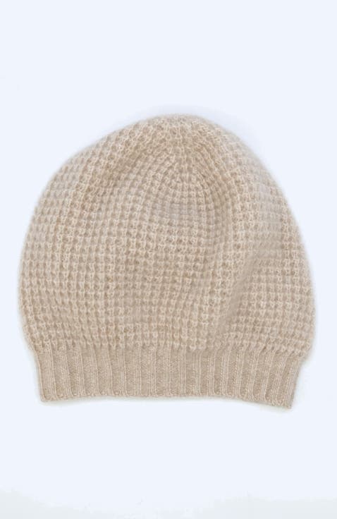 Cashmere stitched hat