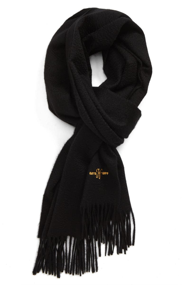 Hickey Freeman Cashmere Solid Scarf, Main, color,