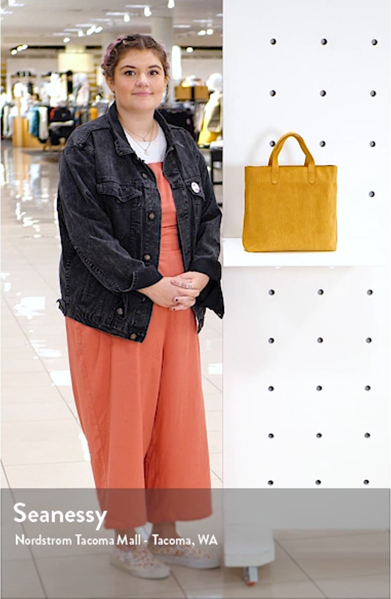 The Zip-Top Transport Corduroy Suede Crossbody Bag, sales video thumbnail