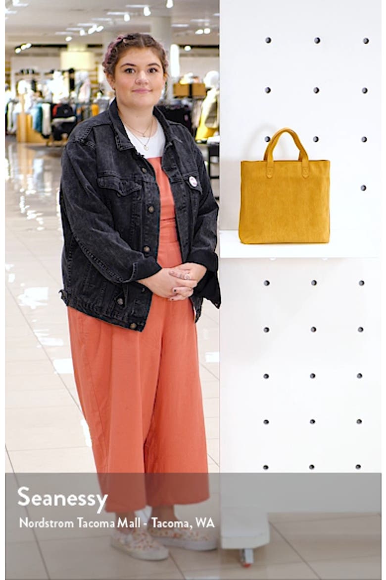 The Zip-Top Transport Corduroy Suede Crossbody Bag video