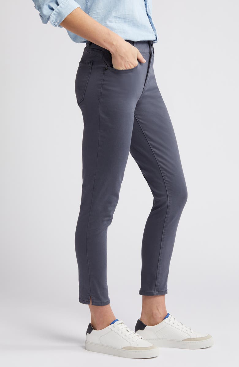 Wit & Wisdom 'Ab'Solution High Waist Ankle Skinny Pants, Alternate, color, Shdw-Shadow