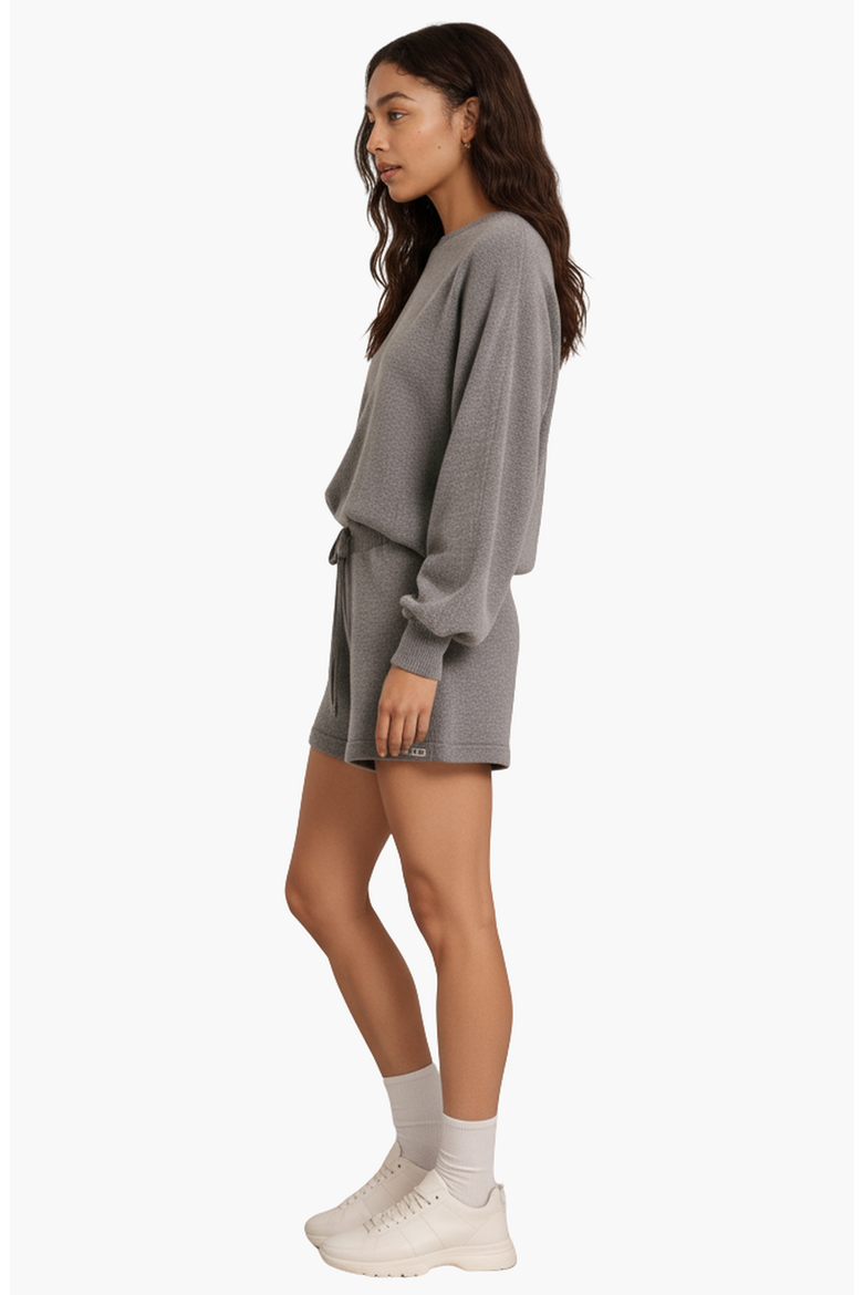 The Thea Set, Alternate, color, Heather Grey