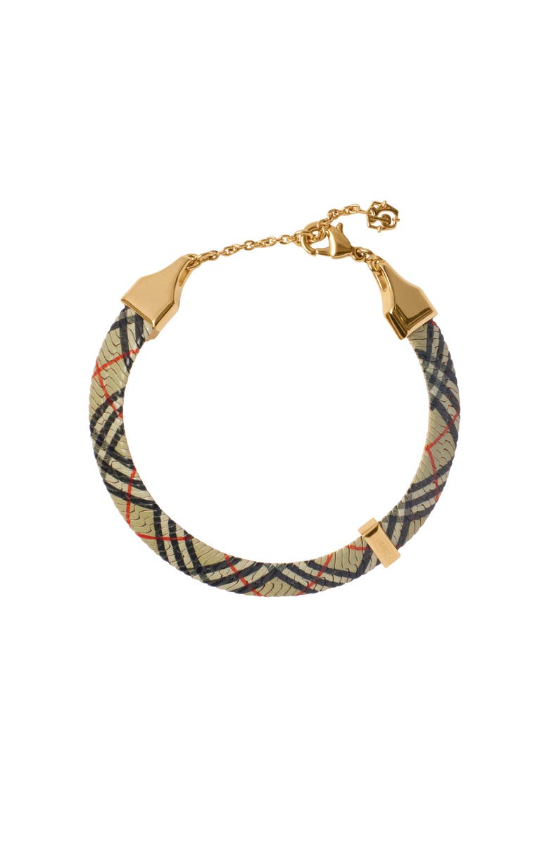 Burberry Check Print Bracelet, Main, color, 