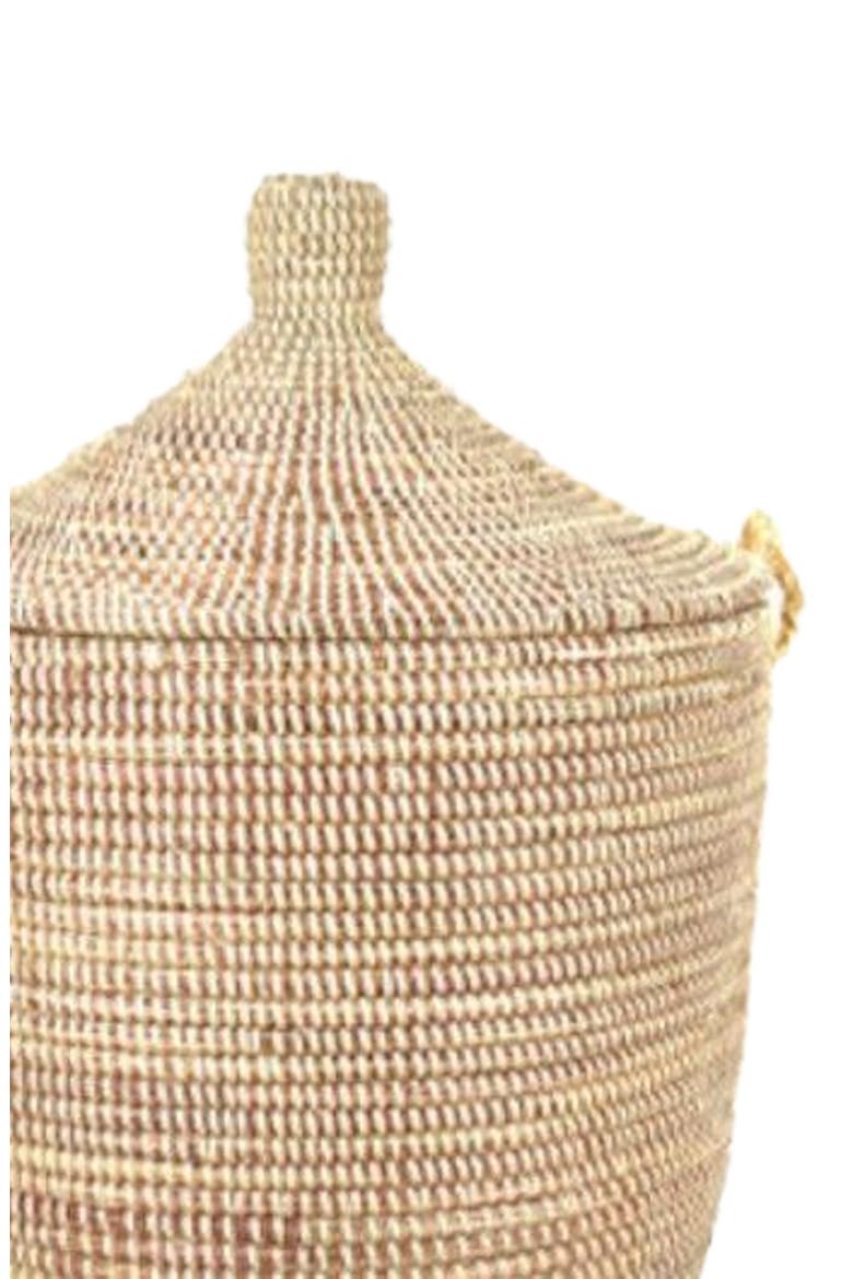 Dou Lid Storage Basket Monochrome Medium Storage, Alternate, color, Natural