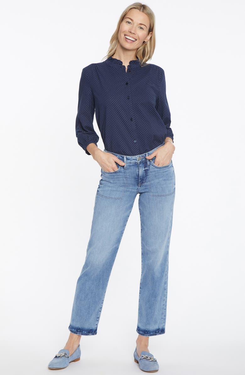 NYDJ Piper Relaxed Ankle Straight Leg Jeans, Alternate, color, 