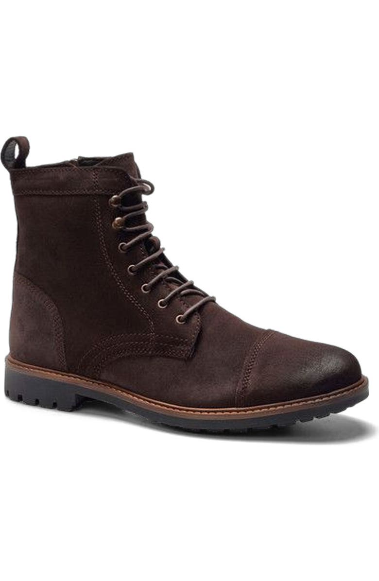 A. Veer Wilder Lace-up Boot, Alternate, color, Brown Suede