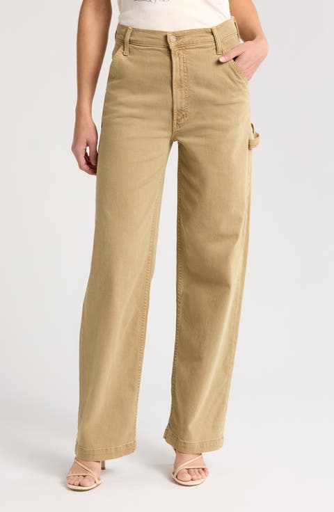 The Stud Finder Sneak Wide Leg Jeans (Prairie Sand)