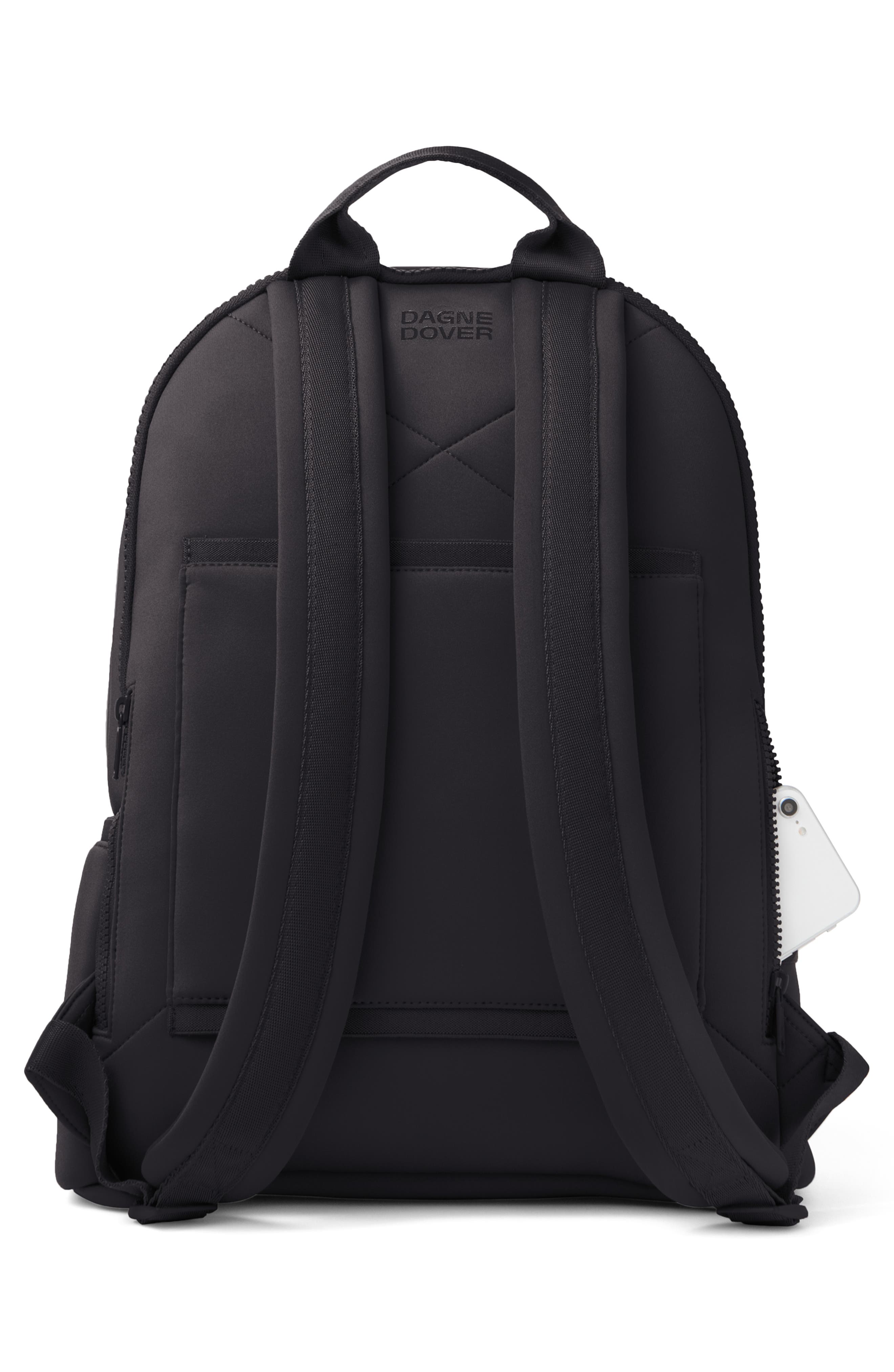 Dakota Large Neoprene Backpack, Alternate, color, ONYX