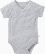 MORI Short Sleeve Wrapover Bodysuit