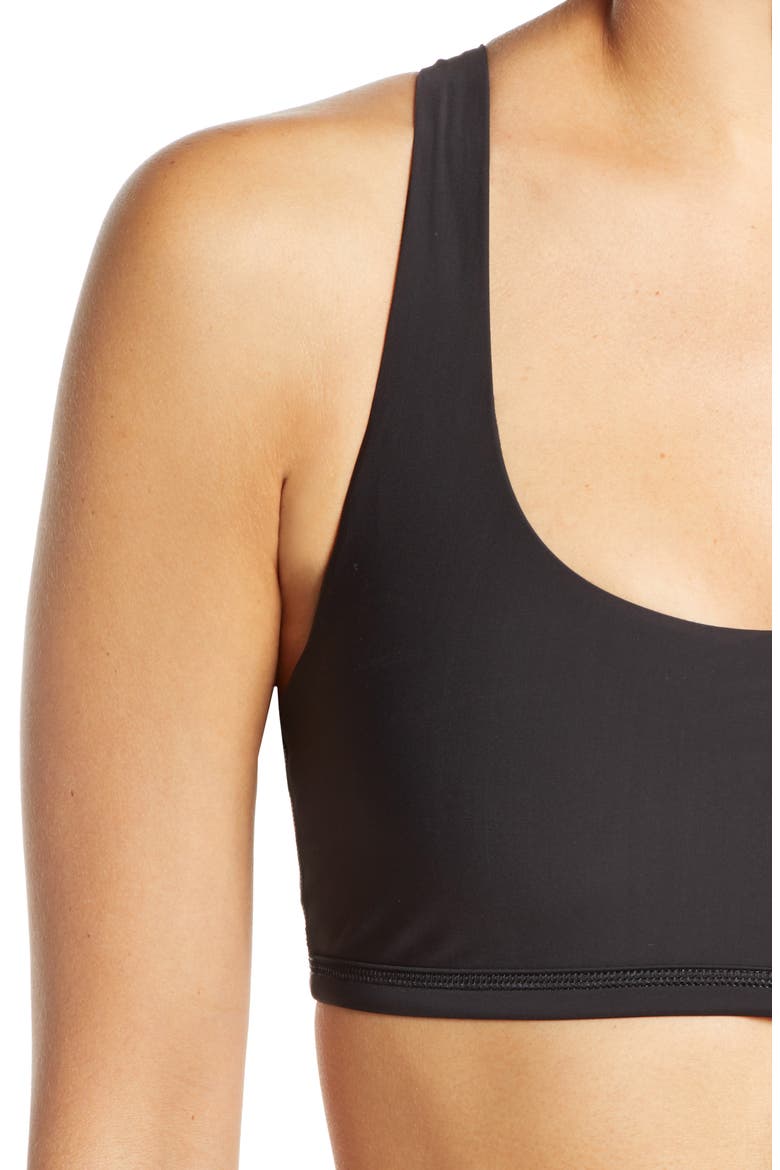 Low Impact Sports Bra, Alternate, color, BLACK