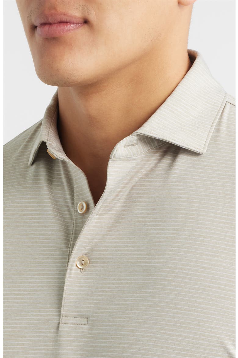 Highlands Performance Jersey Polo, Alternate, color, BISCUIT