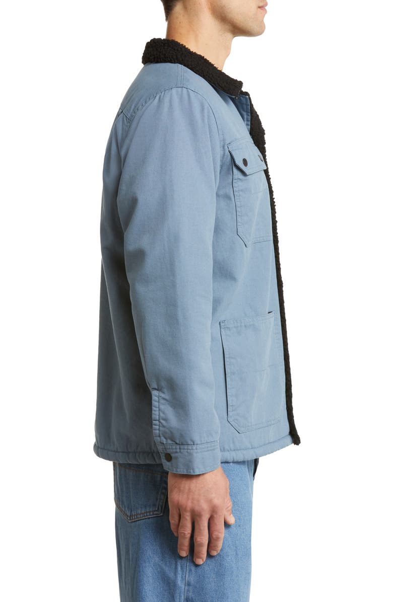 Vans Faux Shearling Lined Drill Chore Coat, Alternate, color, 