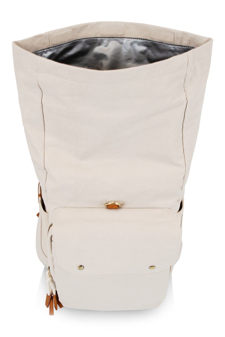 Carmel Picnic Backpack, Alternate, color, BEIGE