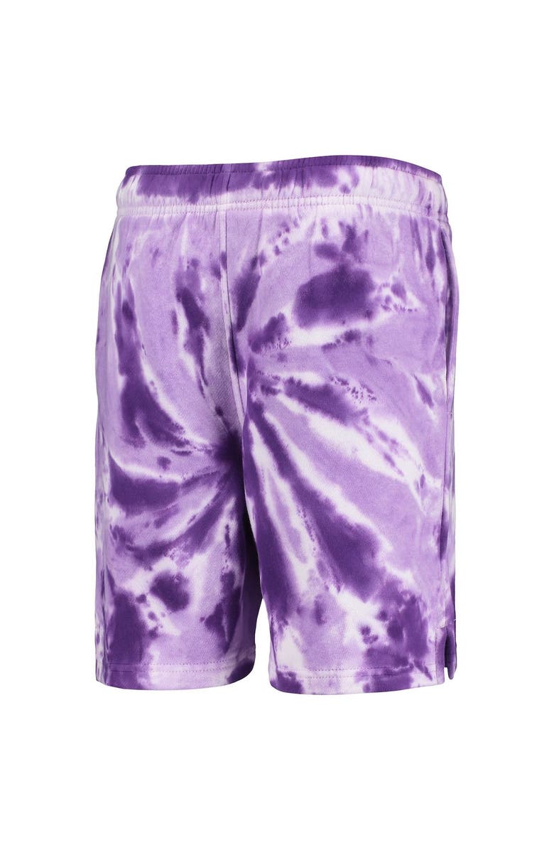 Outerstuff Youth Purple Phoenix Suns Santa Monica Tie-Dye Shorts, Alternate, color, Purple