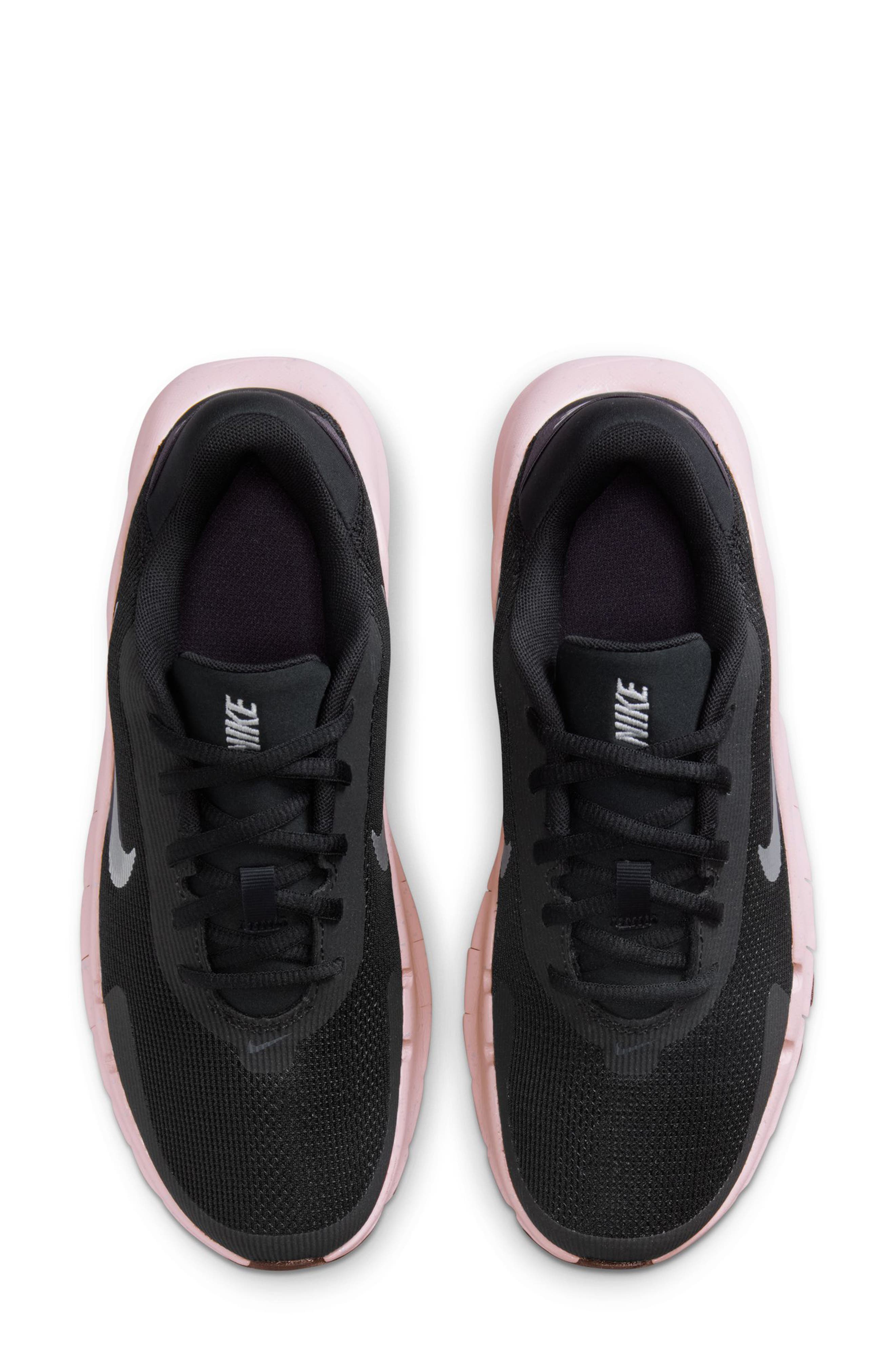 Nike Flex Train Athletic Training Shoe, Alternate, color, Black/ Platinum/ Red/ Purple