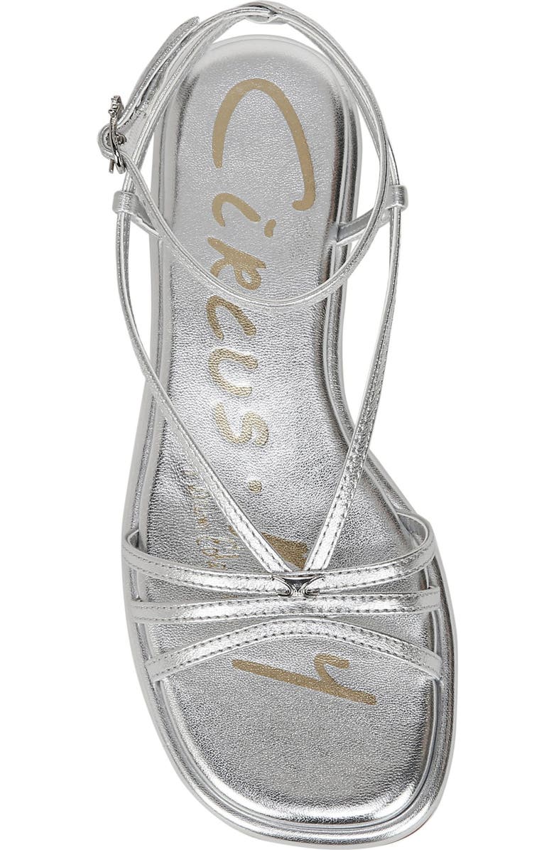 Circus NY by Sam Edelman Olana Ankle Strap Sandal, Alternate, color, Soft Silver