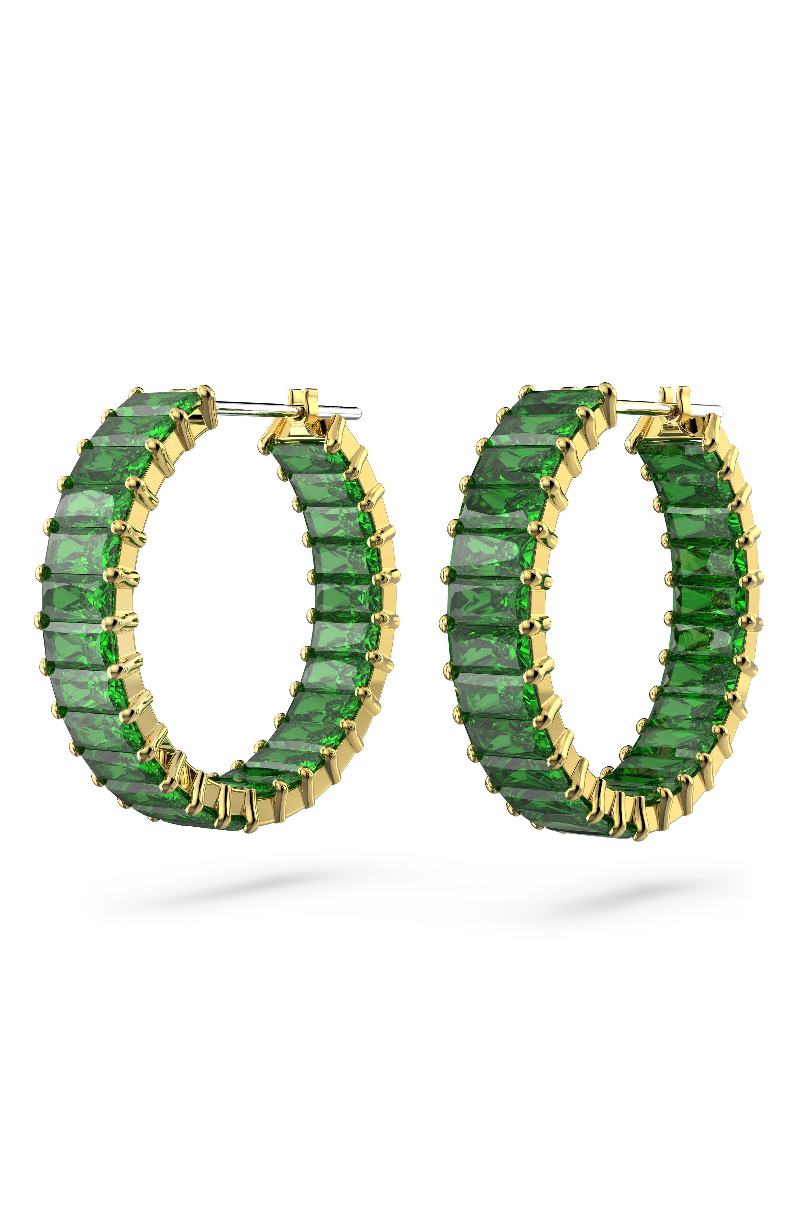 Swarovski Matrix Hoop Earrings | Nordstrom