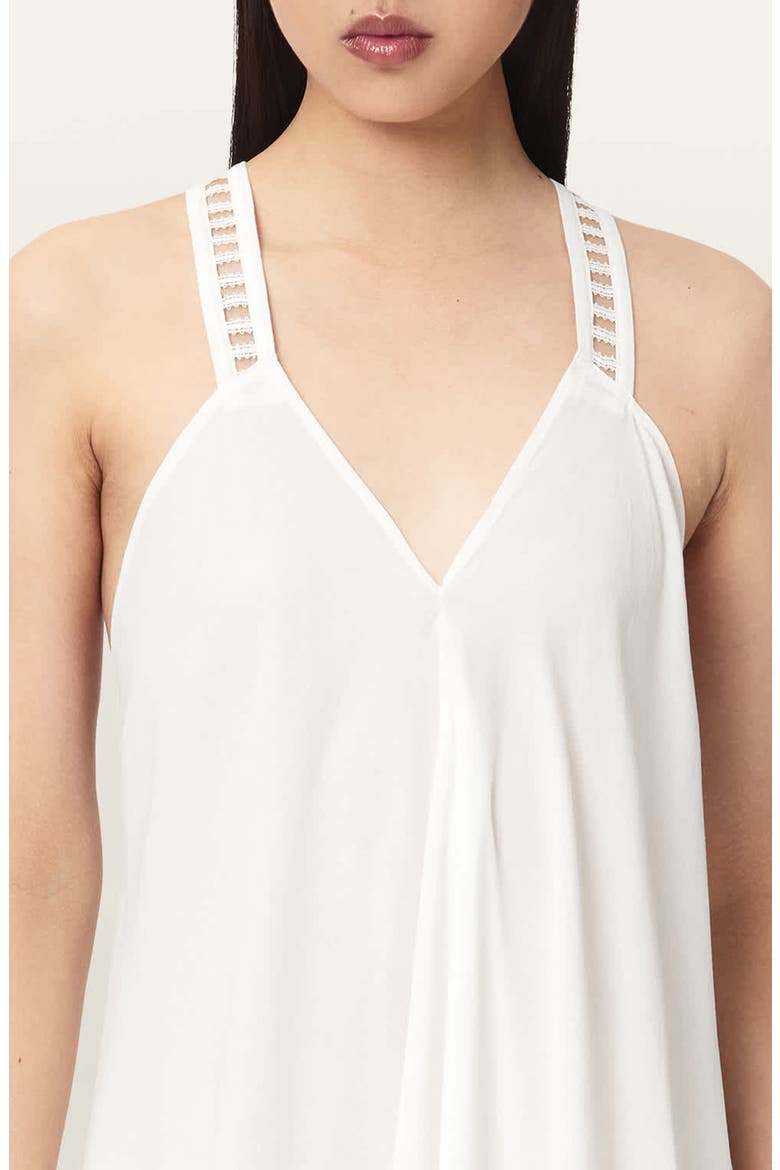 Lil Handkerchief Hem Cotton Dress, Alternate, color, WHITE