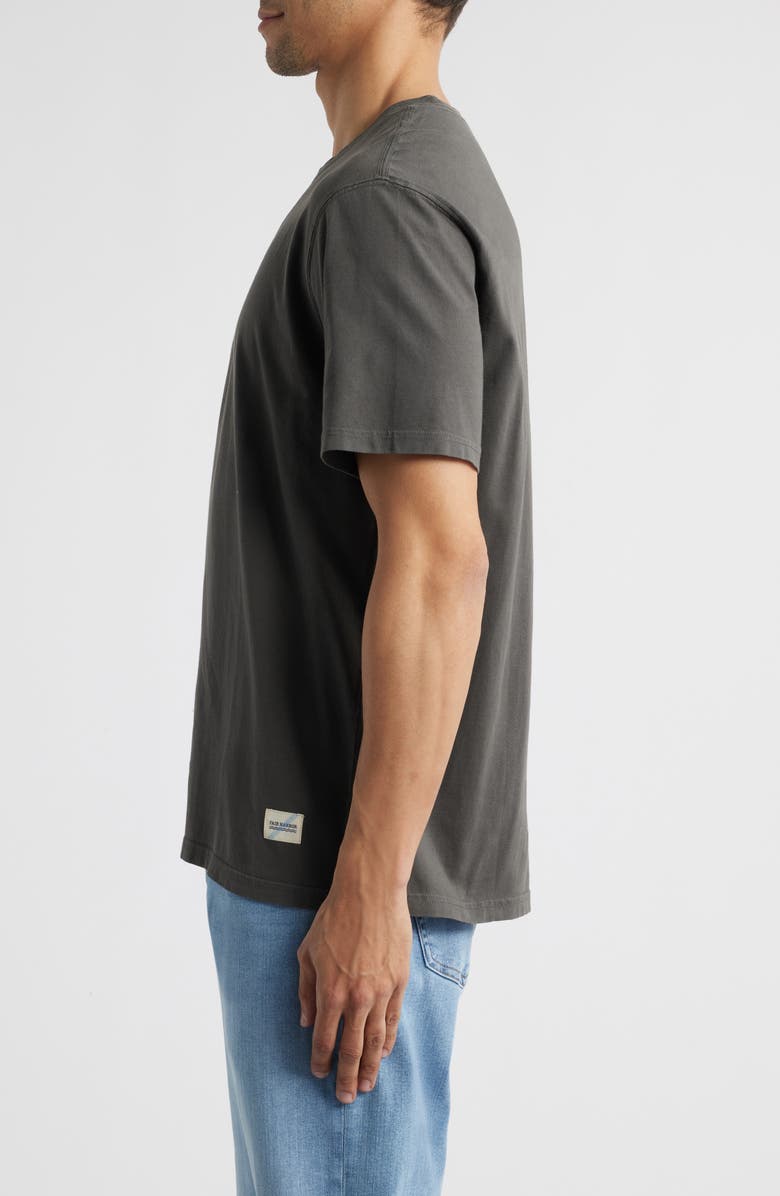 Fair Harbor Saltaire Organic Cotton Graphic T-Shirt, Alternate, color, Black (001)